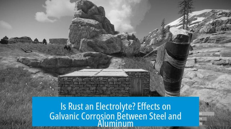 Is Rust an Electrolyte? Effects on Galvanic Corrosion Between Steel and Aluminum