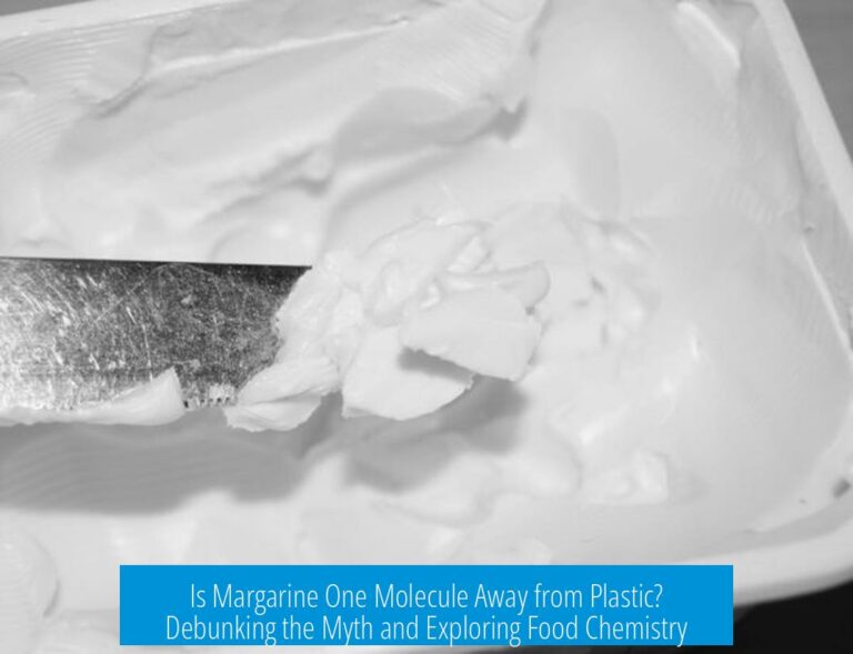 Is Margarine One Molecule Away from Plastic? Debunking the Myth and Exploring Food Chemistry