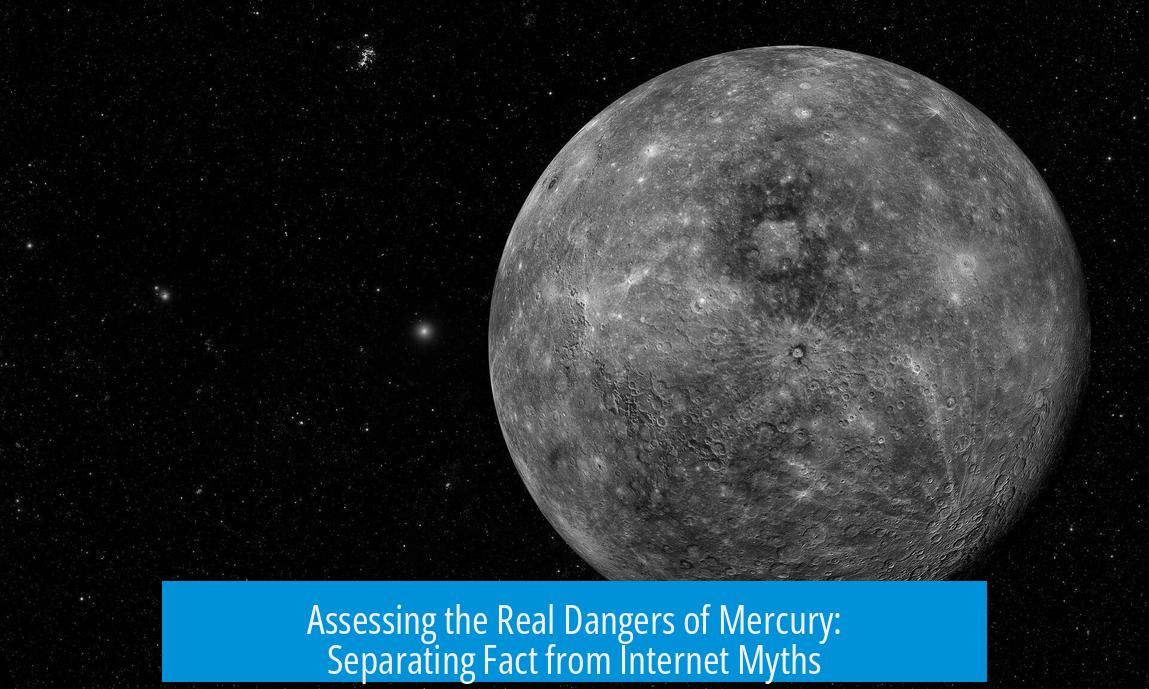 Assessing the Real Dangers of Mercury: Separating Fact from Internet Myths