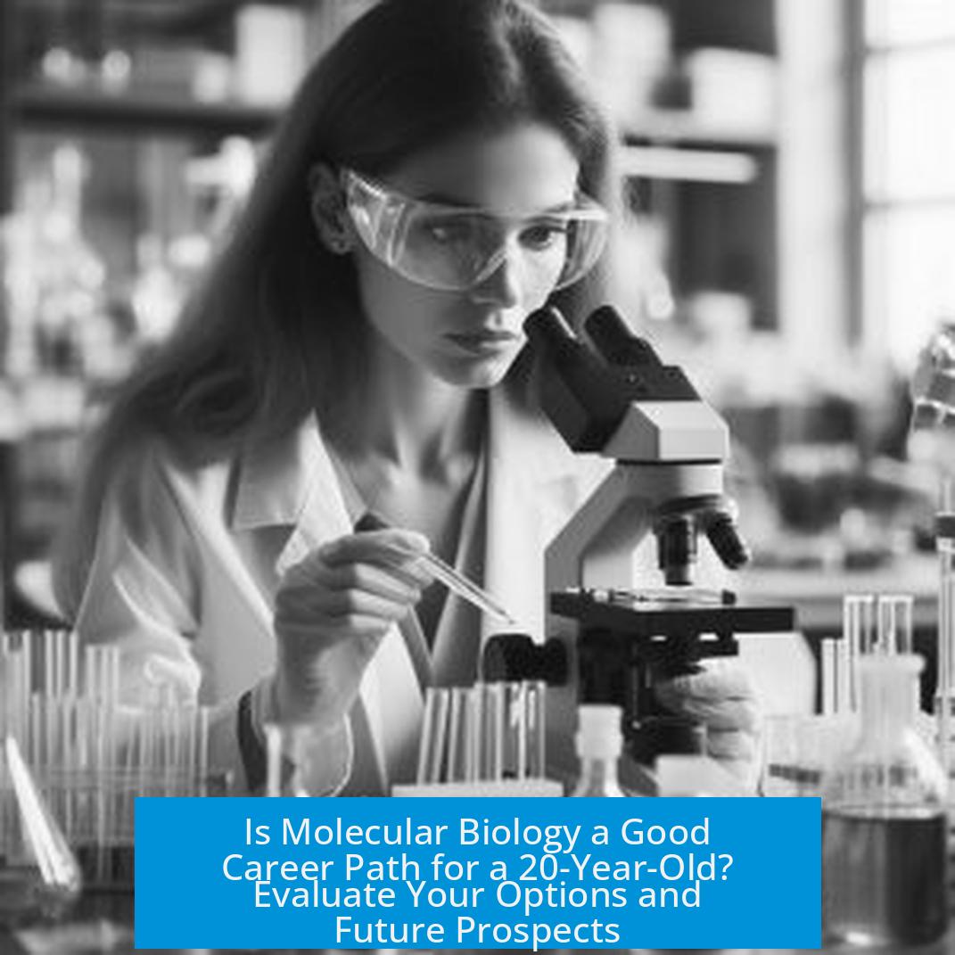 Is Molecular Biology a Good Career Path for a 20-Year-Old? Evaluate Your Options and Future Prospects