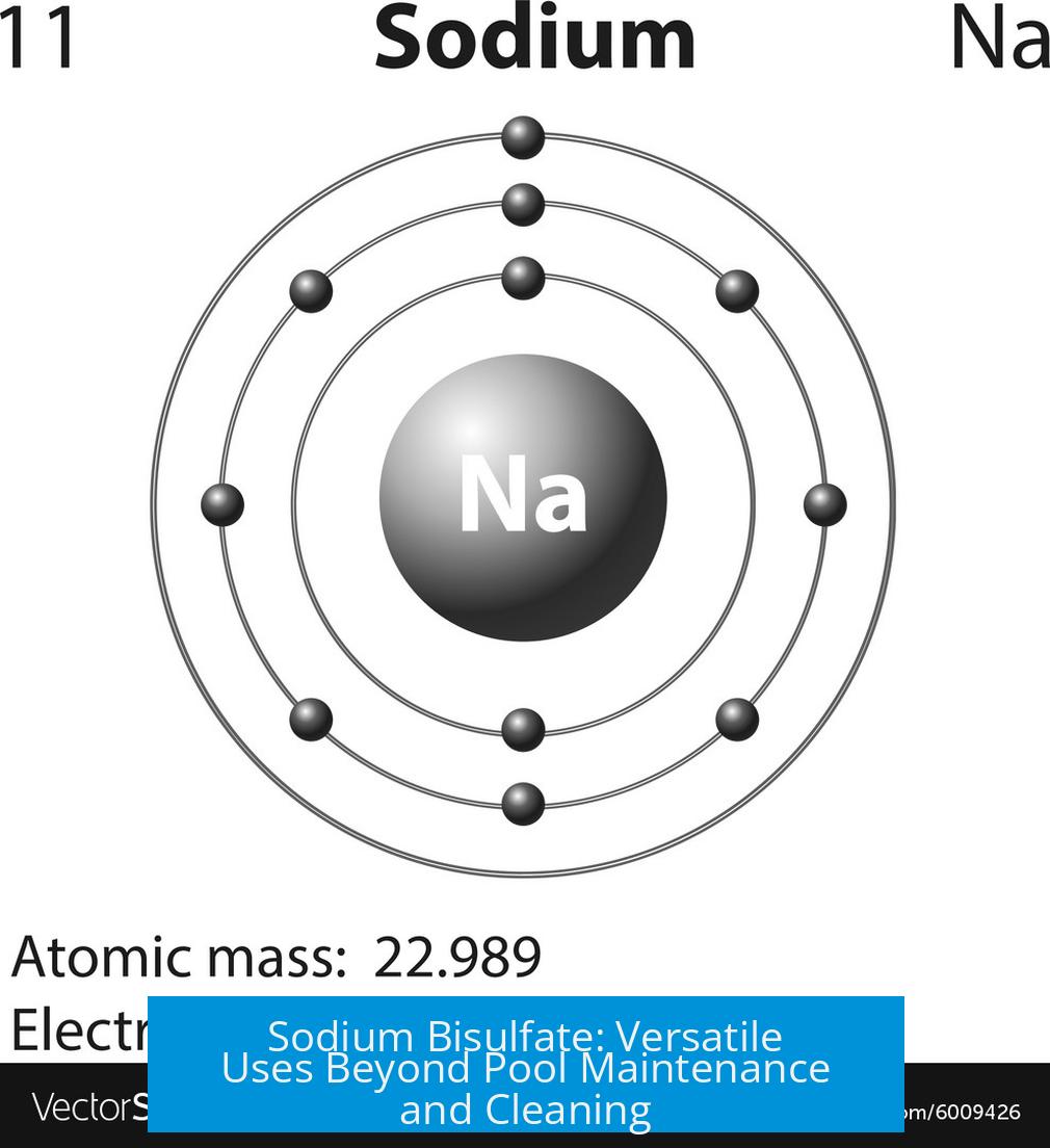 Sodium Bisulfate: Versatile Uses Beyond Pool Maintenance and Cleaning