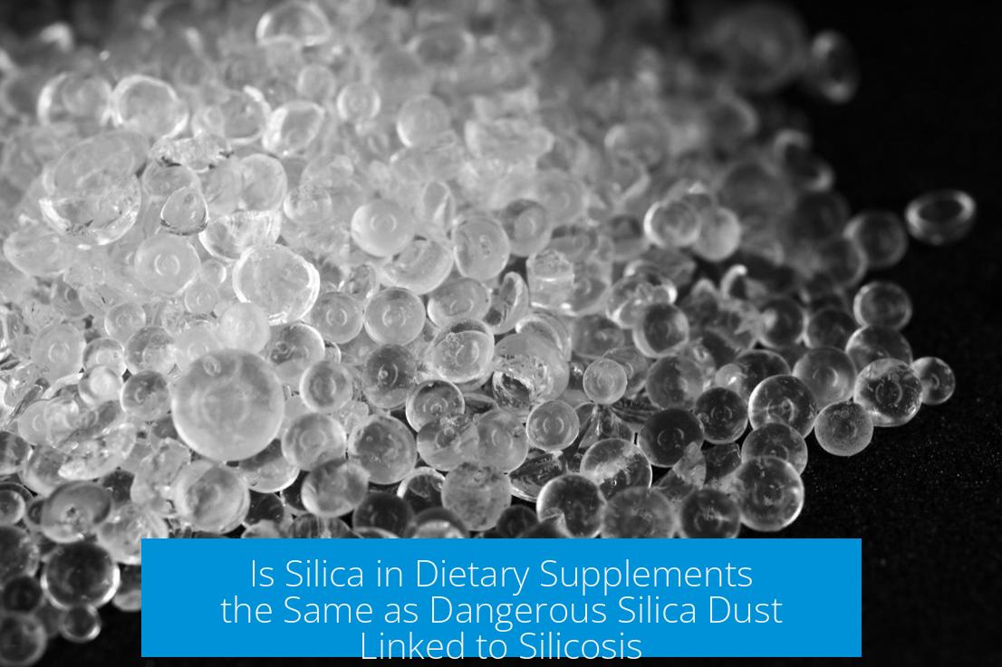 Is Silica in Dietary Supplements the Same as Dangerous Silica Dust Linked to Silicosis