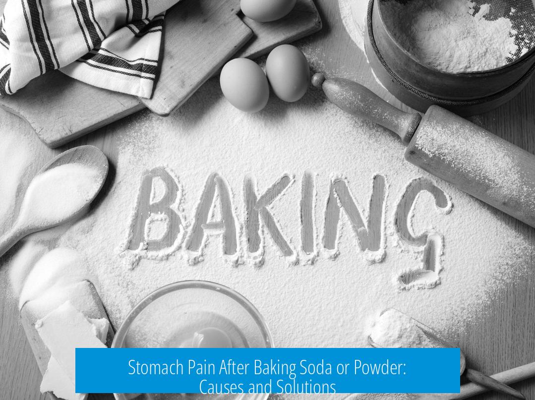 Stomach Pain After Baking Soda or Powder: Causes and Solutions