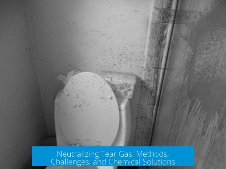 Neutralizing Tear Gas: Methods, Challenges, and Chemical Solutions