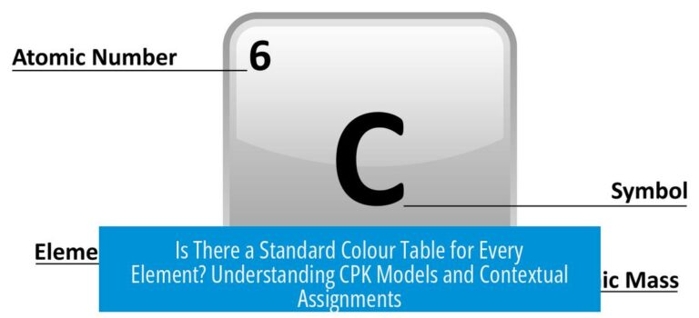Is There a Standard Colour Table for Every Element? Understanding CPK Models and Contextual Assignments