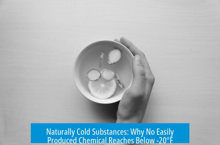Naturally Cold Substances: Why No Easily Produced Chemical Reaches Below -20°F