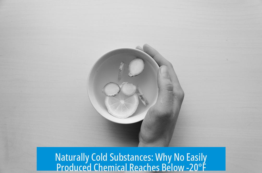 Naturally Cold Substances: Why No Easily Produced Chemical Reaches Below -20°F