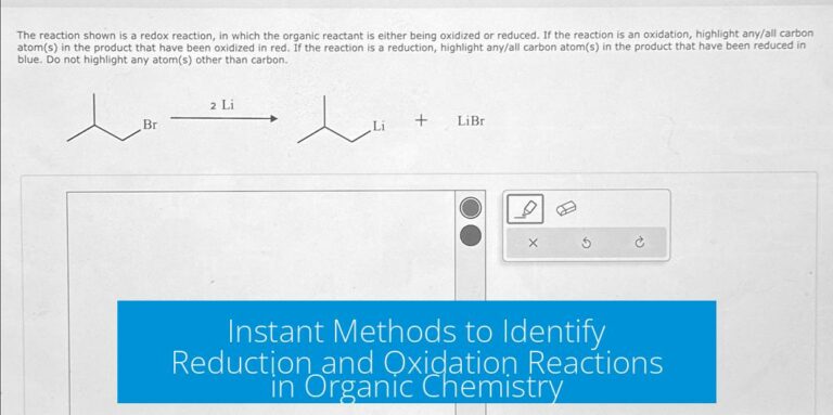 Instant Methods to Identify Reduction and Oxidation Reactions in Organic Chemistry