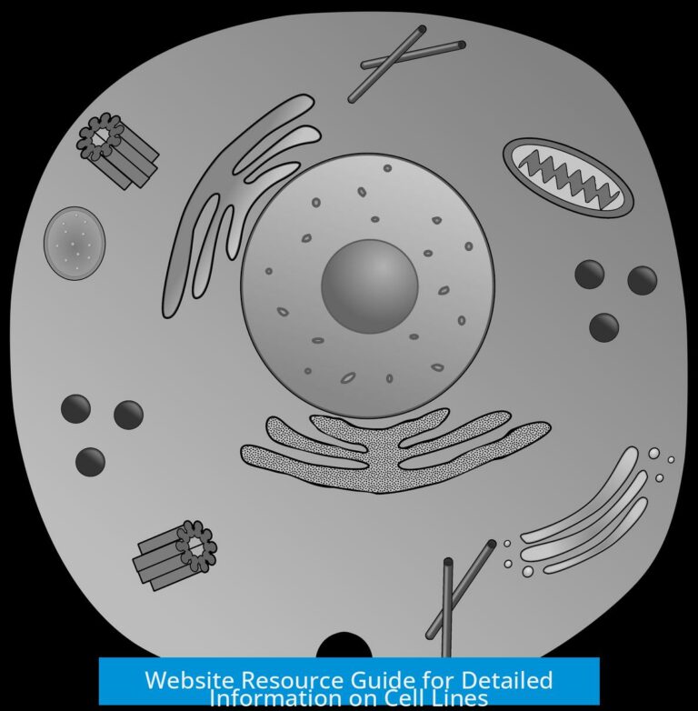 Website Resource Guide for Detailed Information on Cell Lines