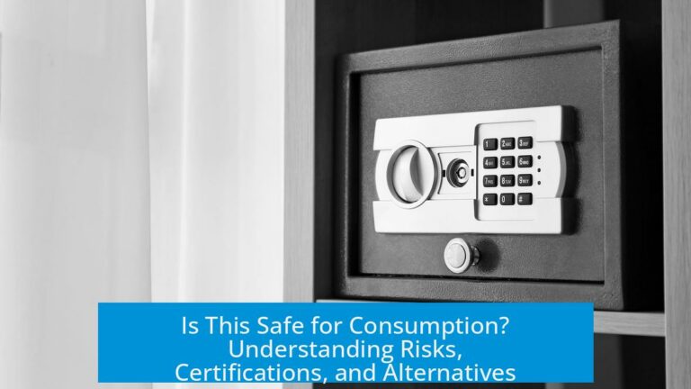 Is This Safe for Consumption? Understanding Risks, Certifications, and Alternatives