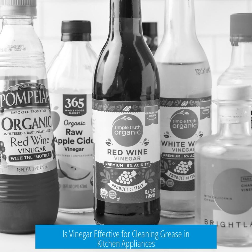 Is Vinegar Effective for Cleaning Grease in Kitchen Appliances
