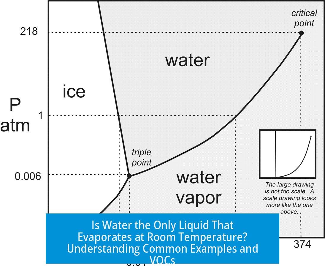 Is Water the Only Liquid That Evaporates at Room Temperature? Understanding Common Examples and VOCs