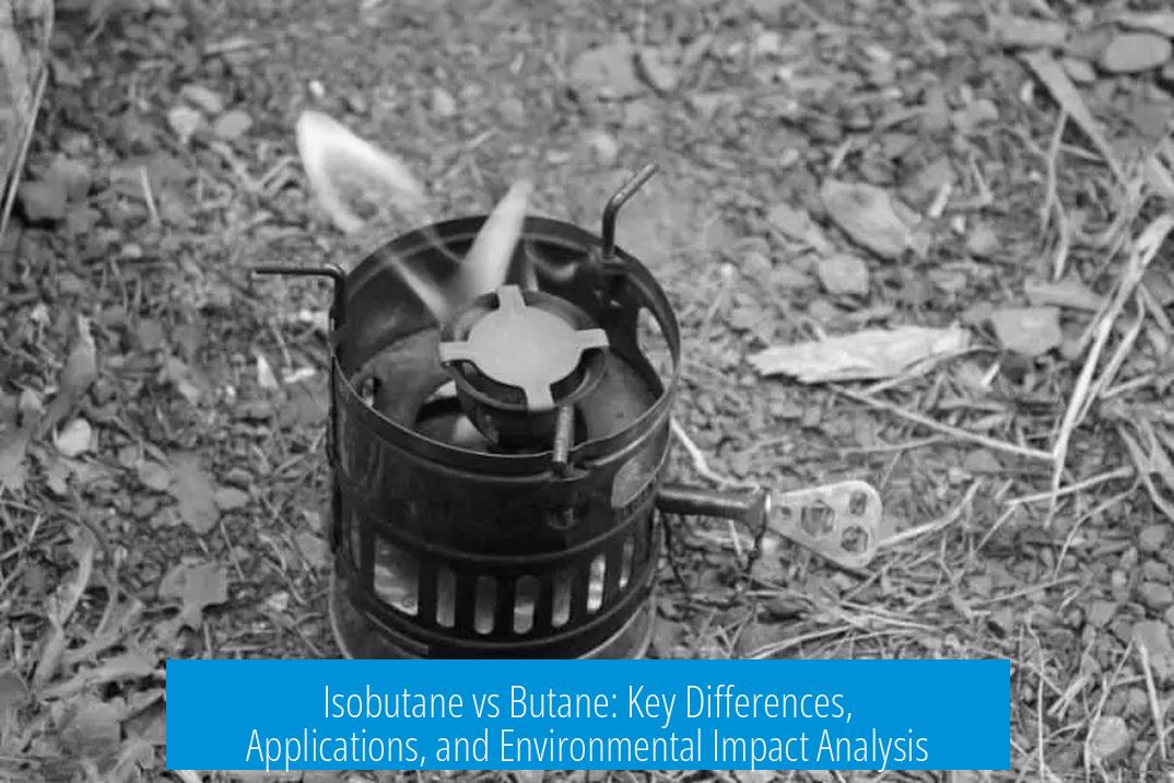 Isobutane vs Butane: Key Differences, Applications, and Environmental Impact Analysis