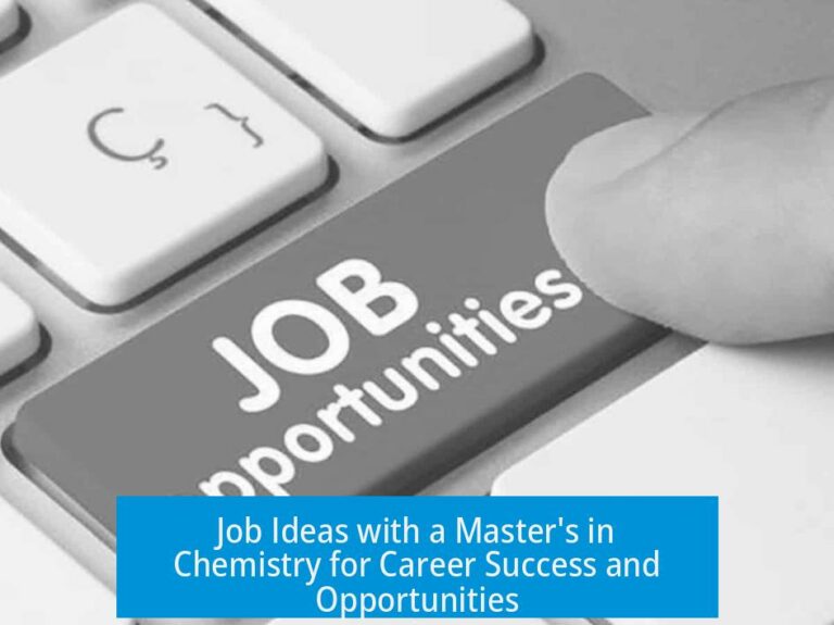 Job Ideas with a Master's in Chemistry for Career Success and Opportunities
