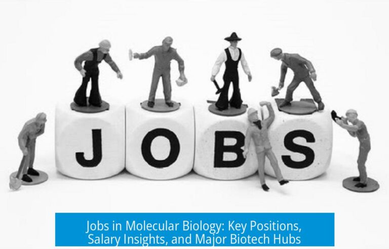 Jobs in Molecular Biology: Key Positions, Salary Insights, and Major Biotech Hubs