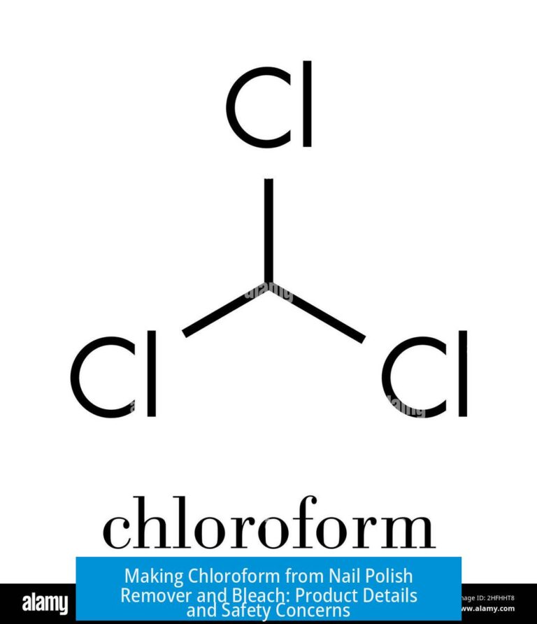 Making Chloroform from Nail Polish Remover and Bleach: Product Details and Safety Concerns