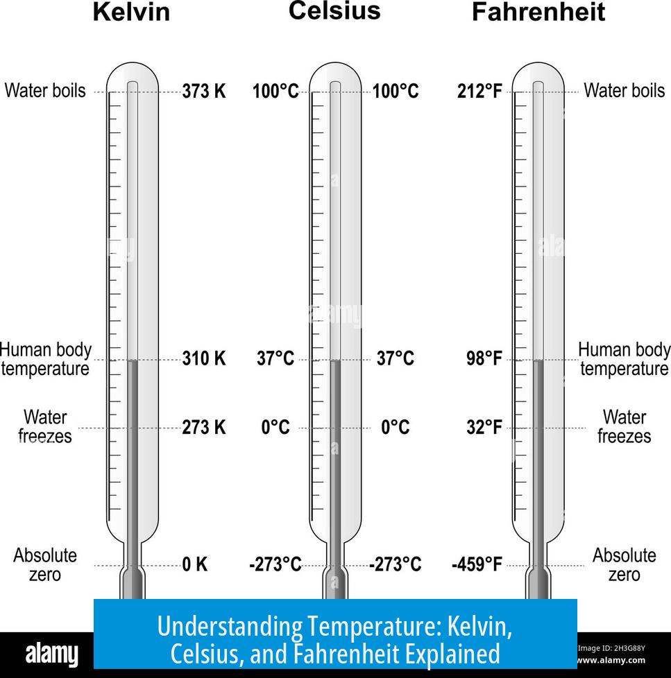 Understanding Temperature: Kelvin, Celsius, and Fahrenheit Explained