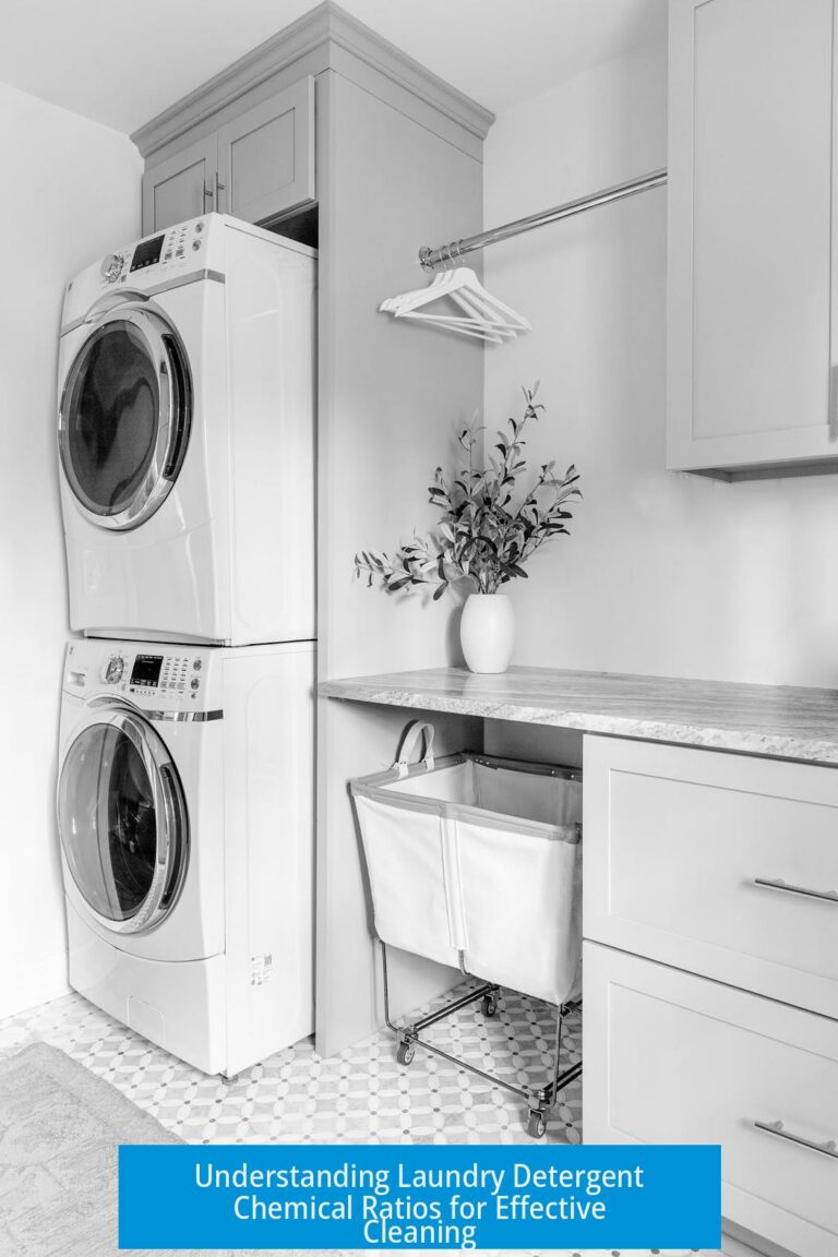 Understanding Laundry Detergent Chemical Ratios for Effective Cleaning