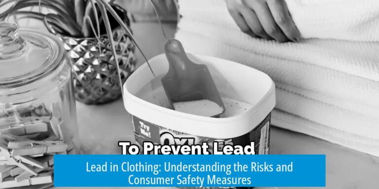 Lead in Clothing: Understanding the Risks and Consumer Safety Measures