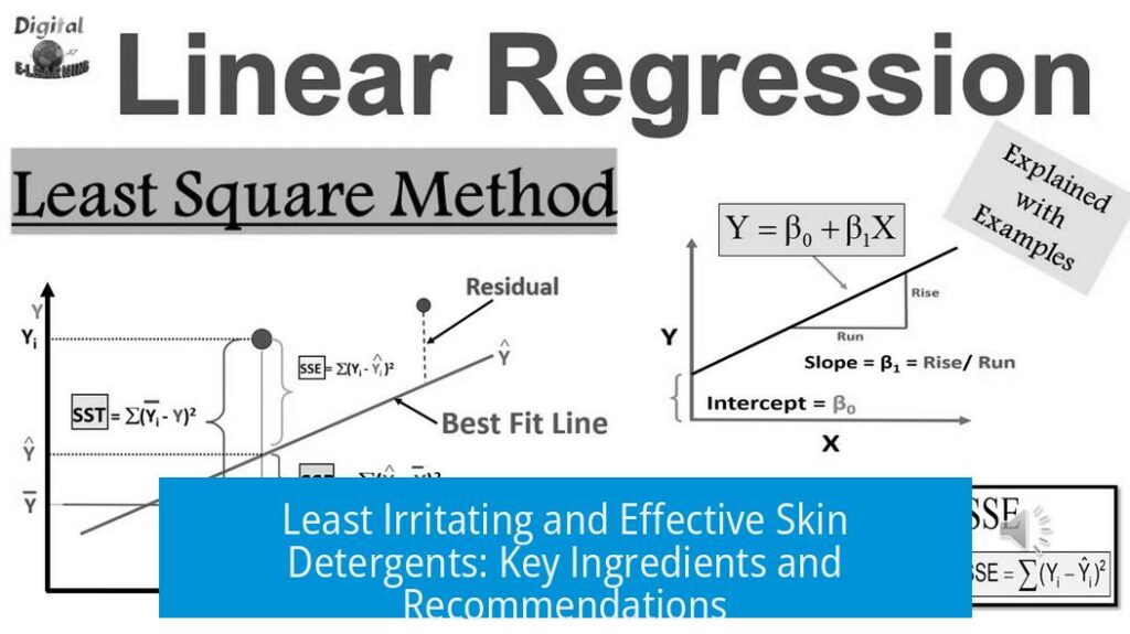 Least Irritating and Effective Skin Detergents: Key Ingredients and Recommendations