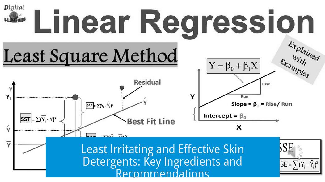 Least Irritating and Effective Skin Detergents: Key Ingredients and Recommendations