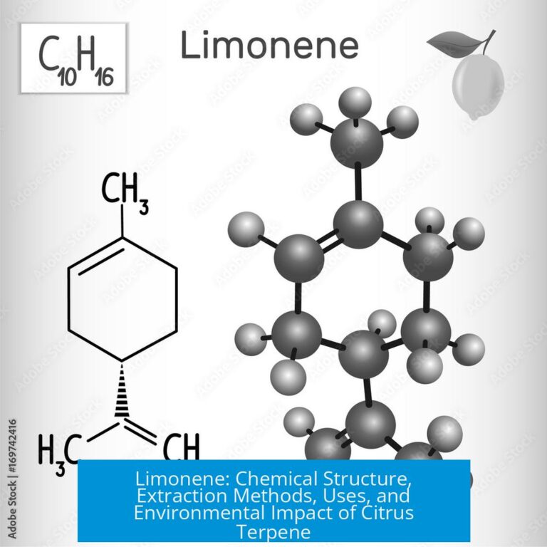 Limonene: Chemical Structure, Extraction Methods, Uses, and Environmental Impact of Citrus Terpene