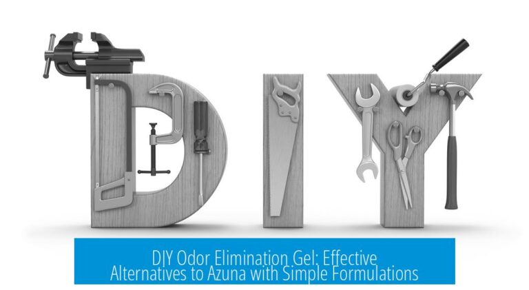 DIY Odor Elimination Gel: Effective Alternatives to Azuna with Simple Formulations