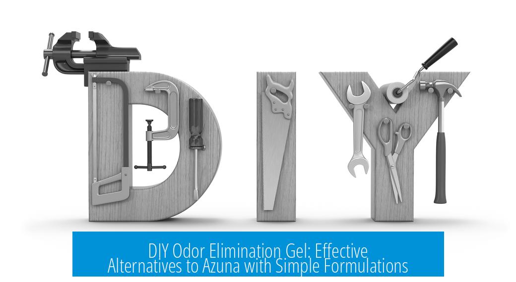 DIY Odor Elimination Gel: Effective Alternatives to Azuna with Simple Formulations