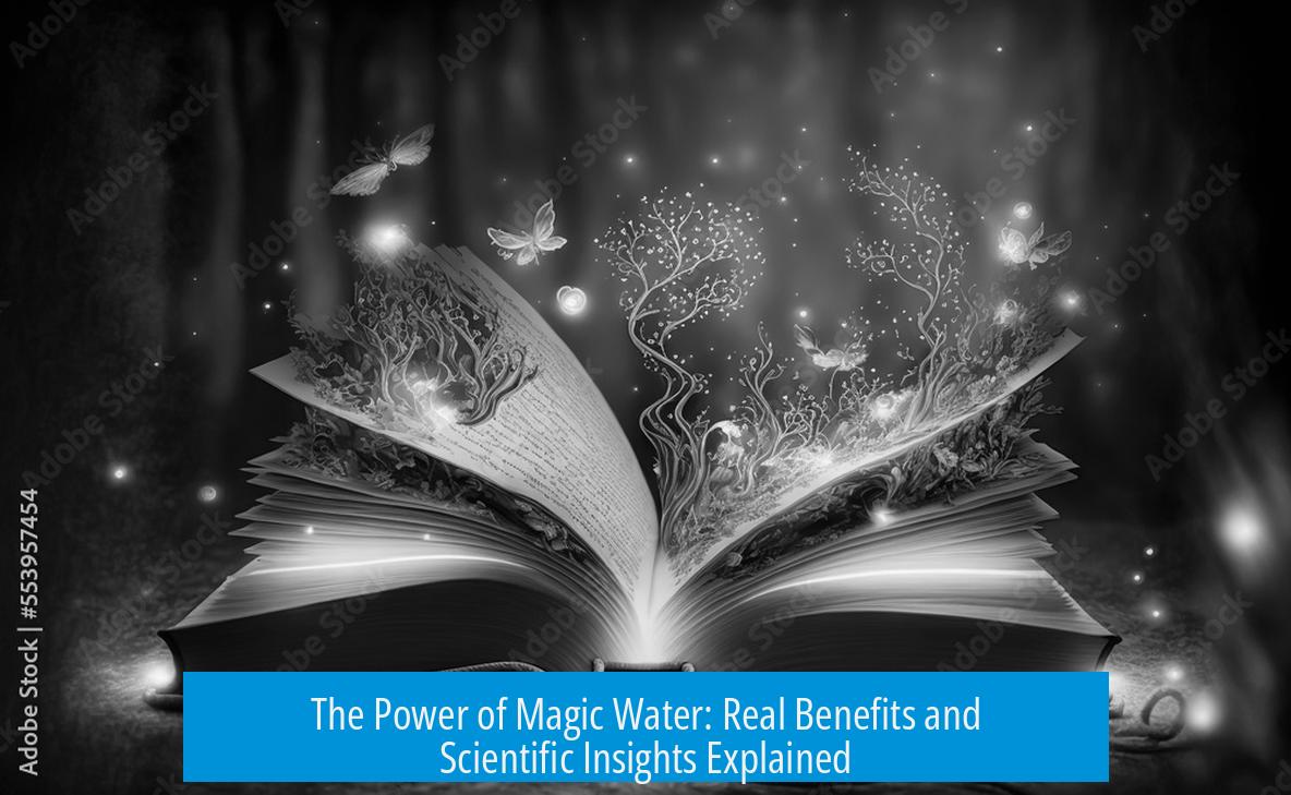 The Power of Magic Water: Real Benefits and Scientific Insights Explained