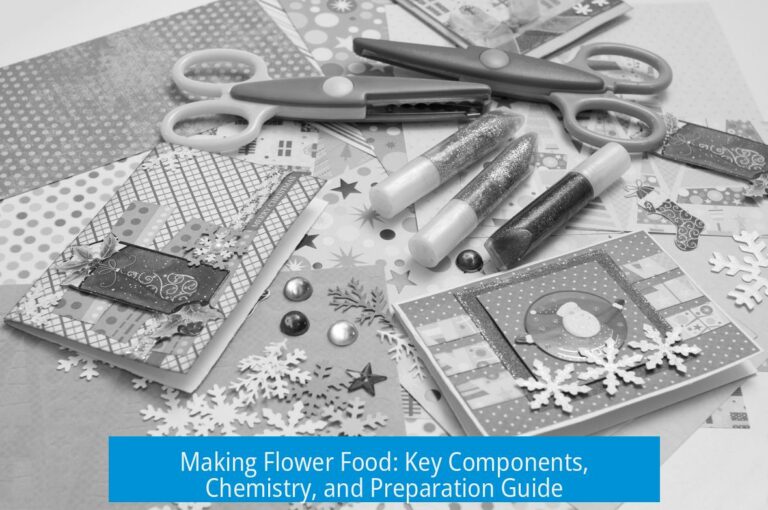 Making Flower Food: Key Components, Chemistry, and Preparation Guide