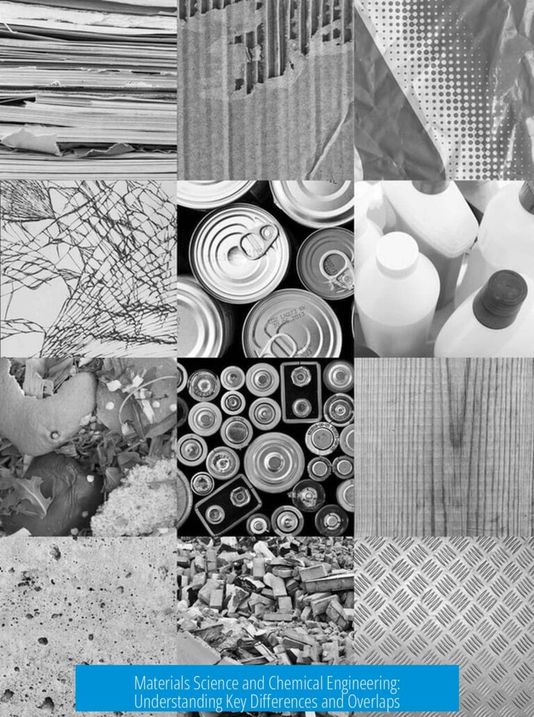 Materials Science and Chemical Engineering: Understanding Key Differences and Overlaps