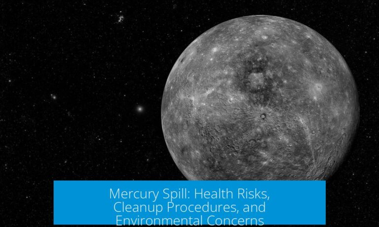 Mercury Spill: Health Risks, Cleanup Procedures, and Environmental Concerns