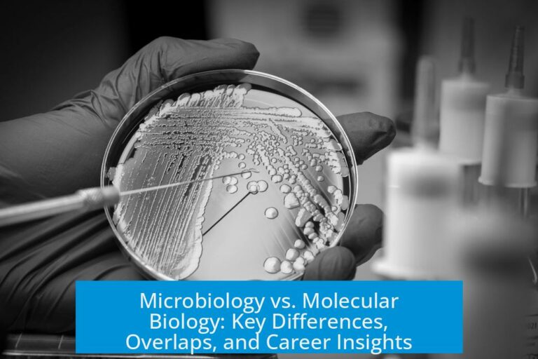 Microbiology vs. Molecular Biology: Key Differences, Overlaps, and Career Insights