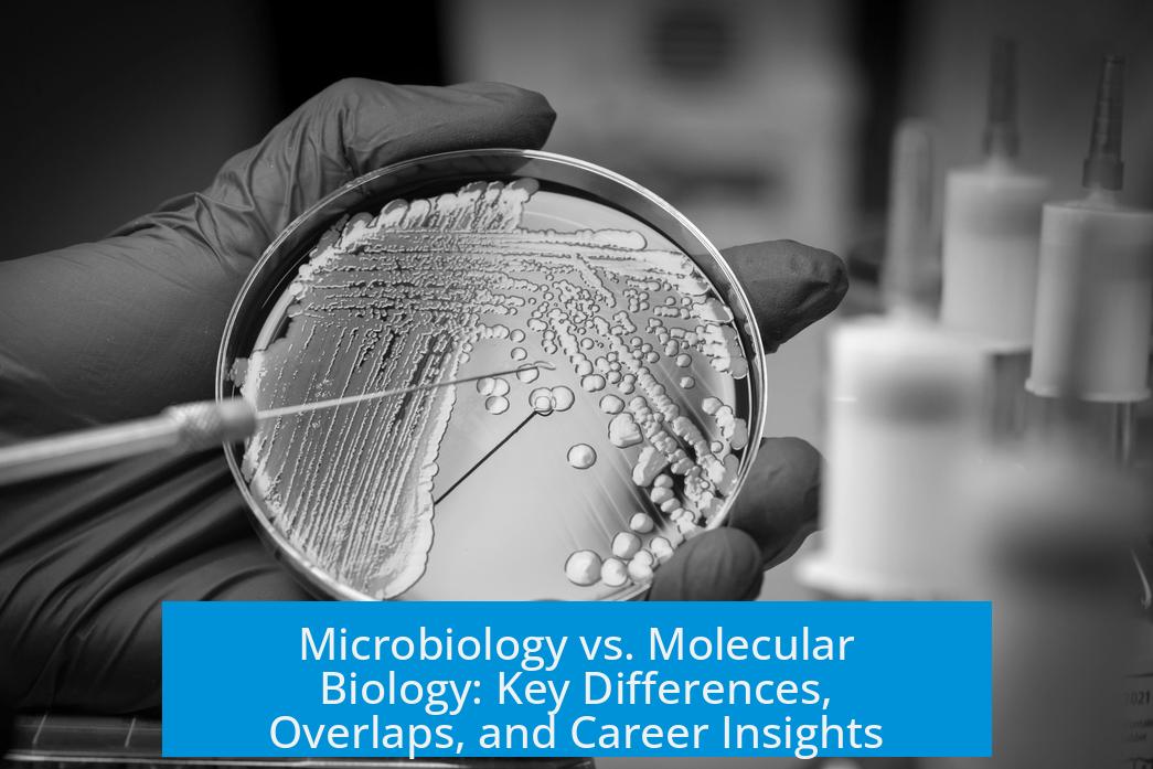Microbiology vs. Molecular Biology: Key Differences, Overlaps, and Career Insights
