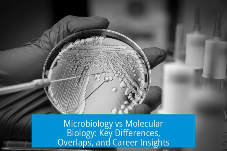 Microbiology vs Molecular Biology: Key Differences, Overlaps, and Career Insights