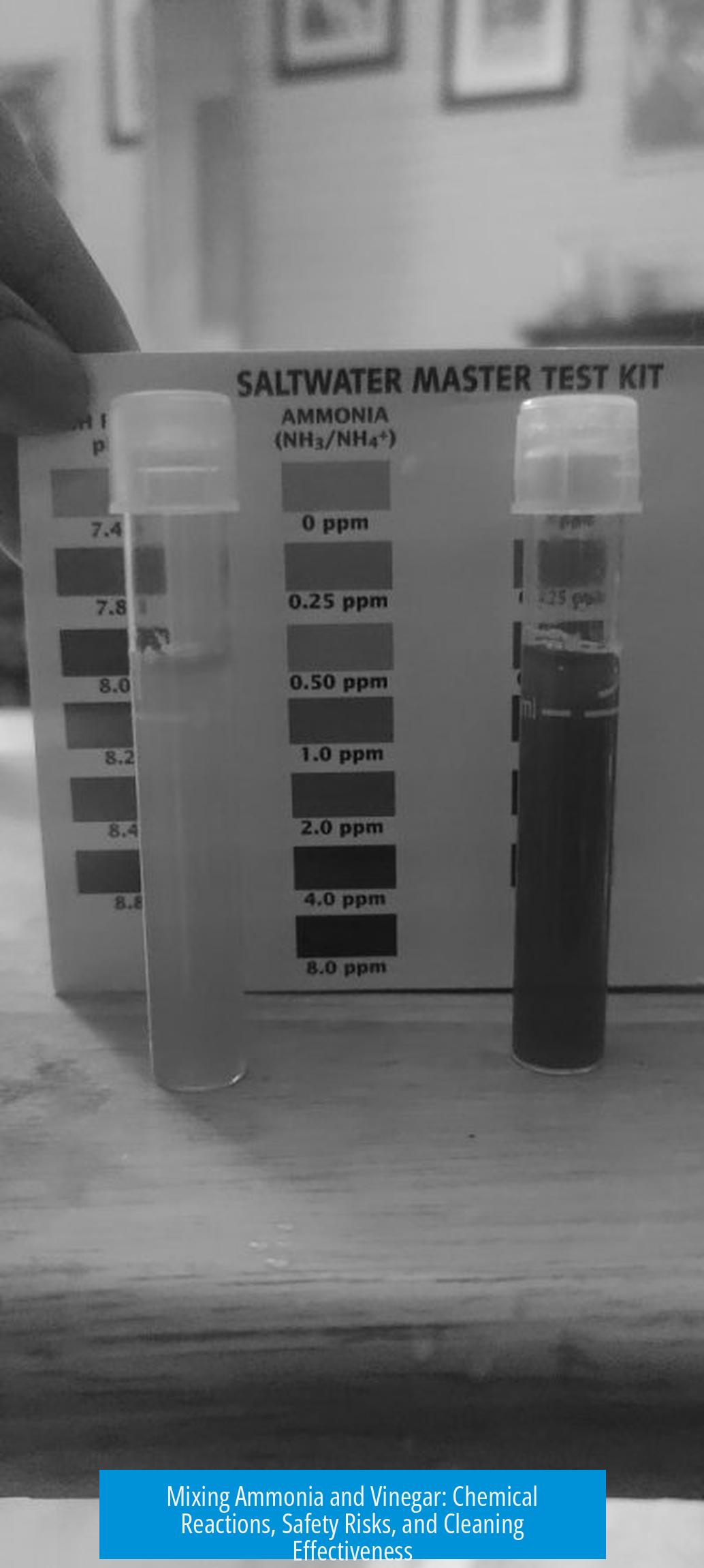 Mixing Ammonia and Vinegar: Chemical Reactions, Safety Risks, and Cleaning Effectiveness