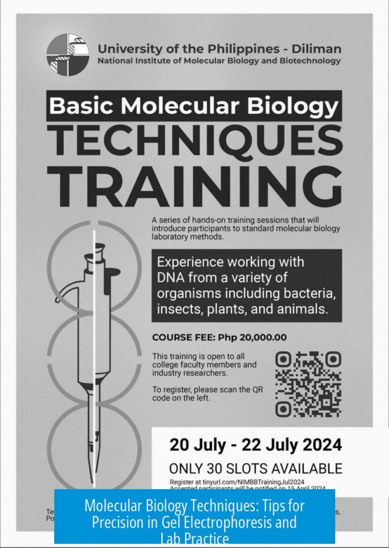 Molecular Biology Techniques: Tips for Precision in Gel Electrophoresis and Lab Practice