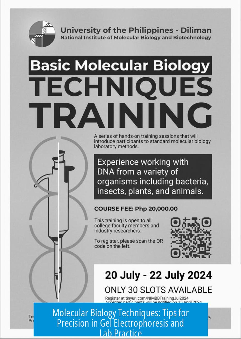 Molecular Biology Techniques: Tips for Precision in Gel Electrophoresis and Lab Practice