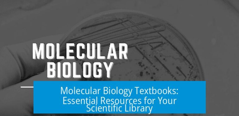 Molecular Biology Textbooks: Essential Resources for Your Scientific Library