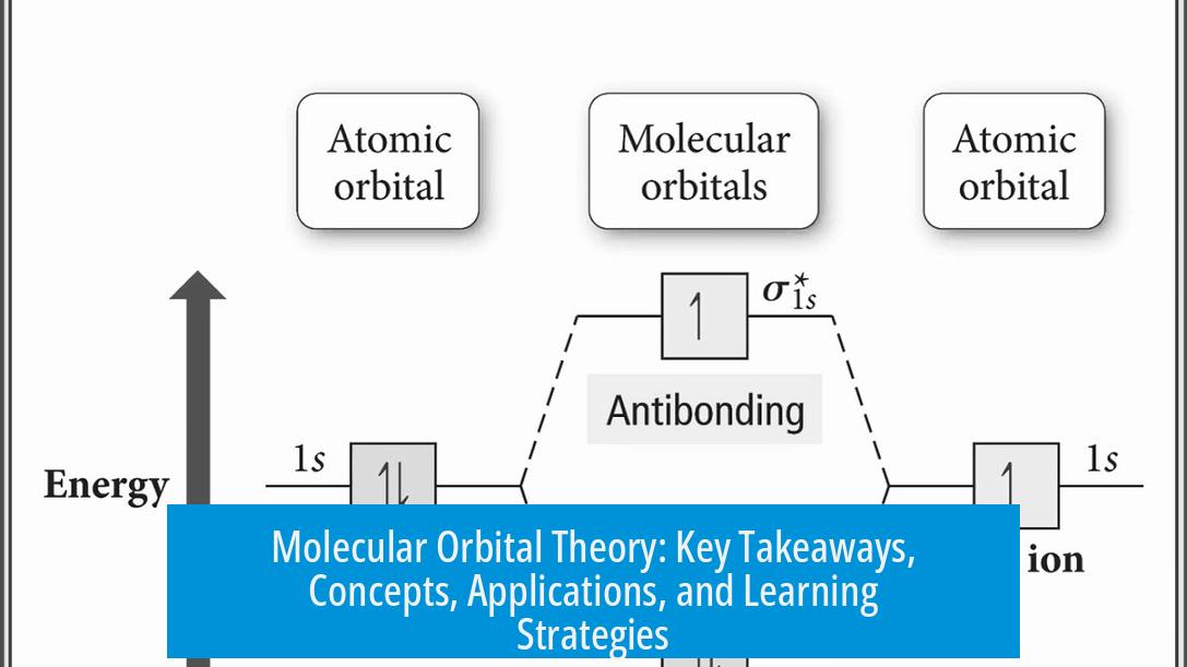 Molecular Orbital Theory: Key Takeaways, Concepts, Applications, and Learning Strategies