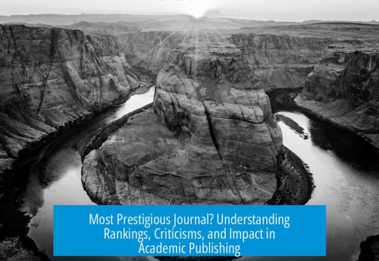 Most Prestigious Journal? Understanding Rankings, Criticisms, and Impact in Academic Publishing