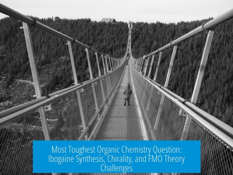 Most Toughest Organic Chemistry Question: Ibogaine Synthesis, Chirality, and FMO Theory Challenges