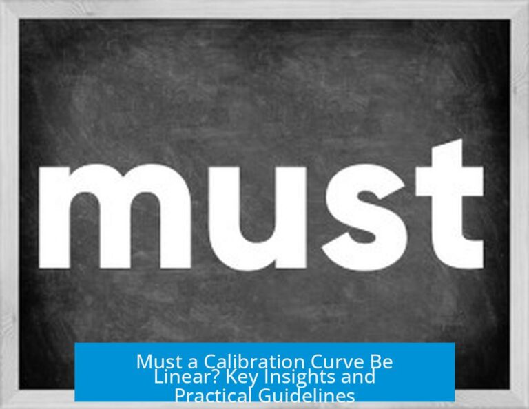Must a Calibration Curve Be Linear? Key Insights and Practical Guidelines