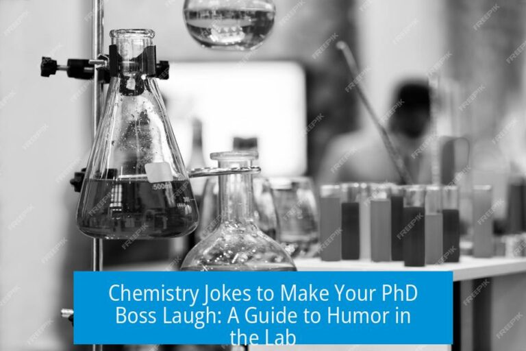 Chemistry Jokes to Make Your PhD Boss Laugh: A Guide to Humor in the Lab