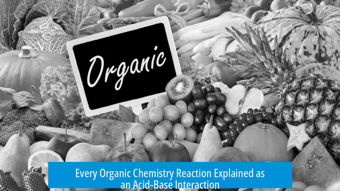 Every Organic Chemistry Reaction Explained as an Acid-Base Interaction