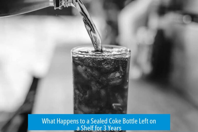 What Happens to a Sealed Coke Bottle Left on a Shelf for 3 Years