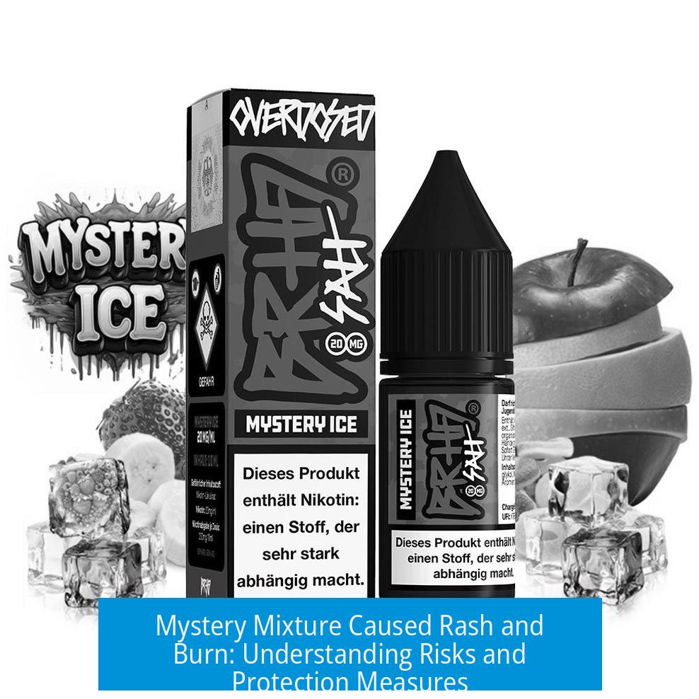 Mystery Mixture Caused Rash and Burn: Understanding Risks and Protection Measures