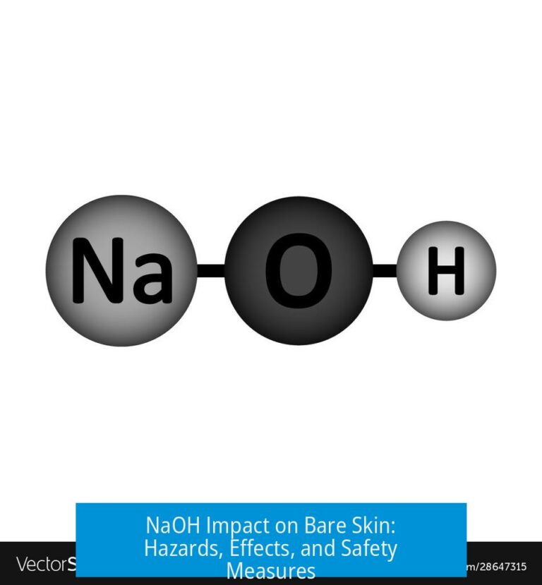 NaOH Impact on Bare Skin: Hazards, Effects, and Safety Measures