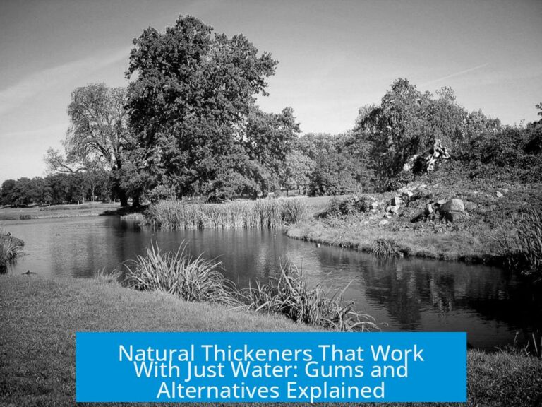 Natural Thickeners That Work With Just Water: Gums and Alternatives Explained