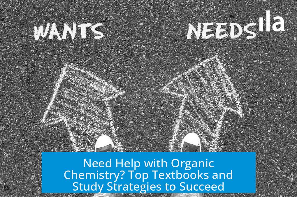 Need Help with Organic Chemistry? Top Textbooks and Study Strategies to Succeed